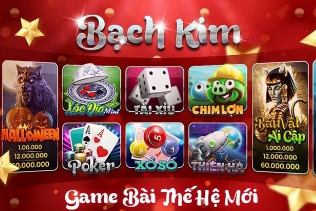 Các thể loại game tại Bạch Kim Club