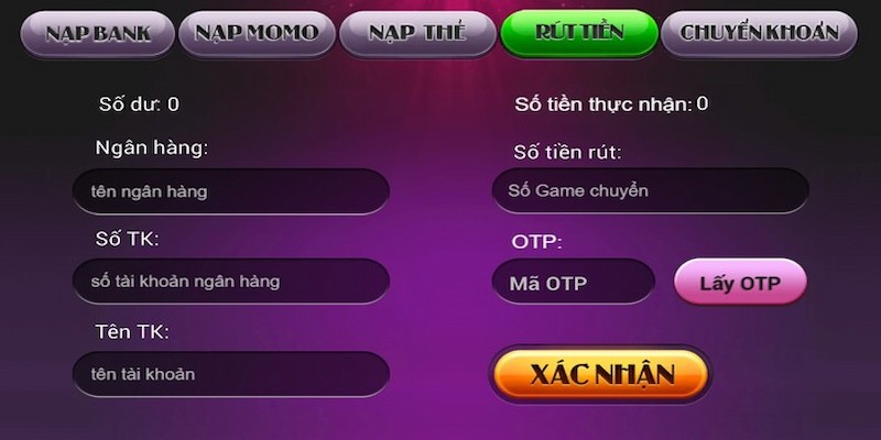 Cách thức rút tiền của thanhno club 