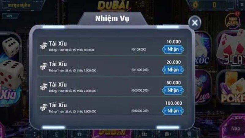 Game tài xỉu tại cổng game dubai88