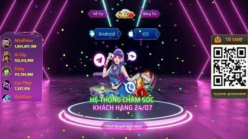 Mini game ở cổng game dubai88