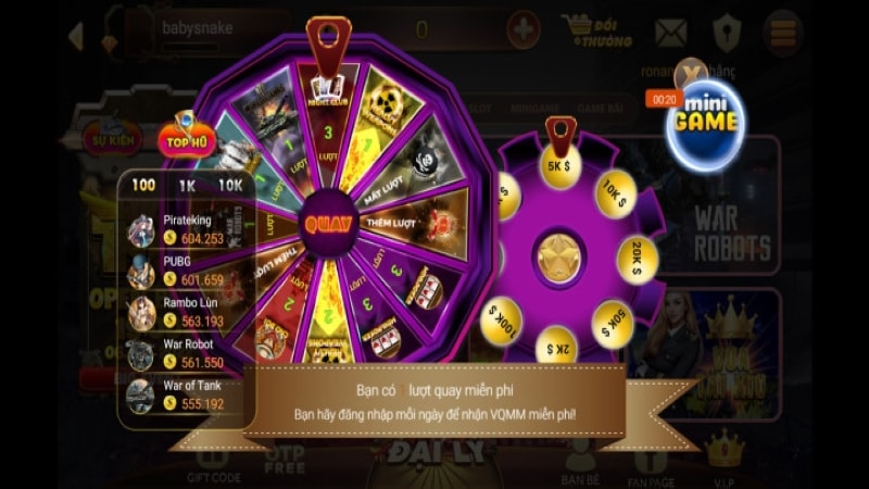 Mini Game tại Tin68 me