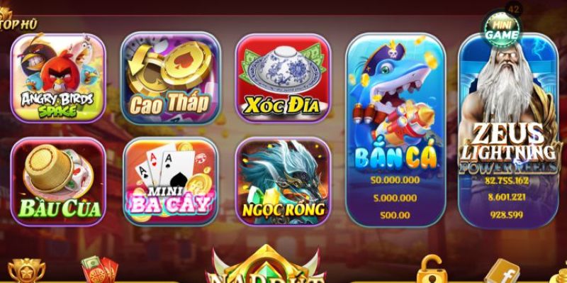 Trải nghiệm các tựa game có tại tuquy8 vin