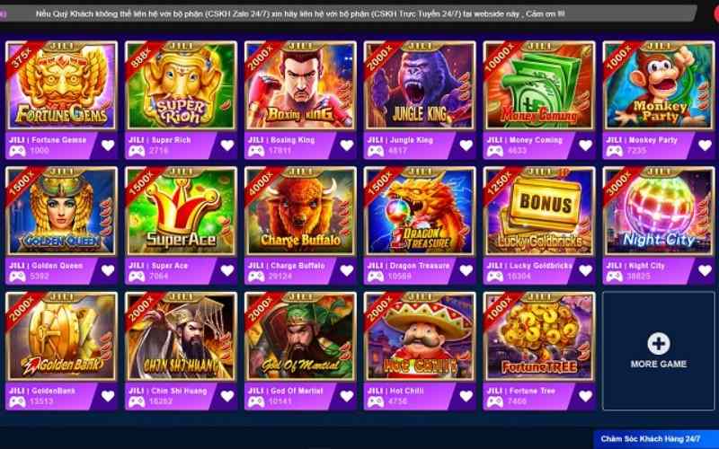 Điểm hạn chế của cổng game