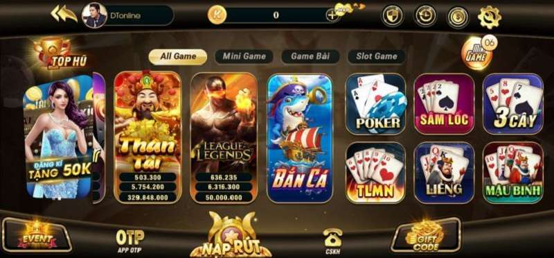 Giới thiệu tổng quát về cổng game KBG Win