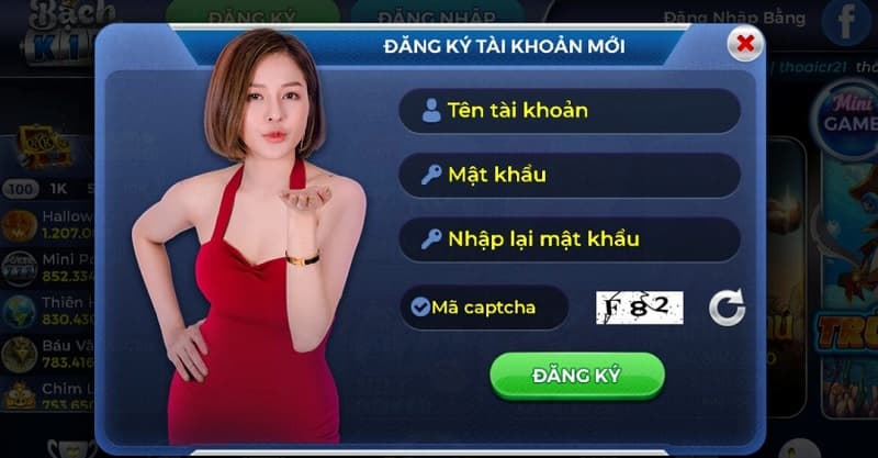 Đăng ký tài khoản mới ngay để khám phá kho game hấp dẫn tại Bạch kim club