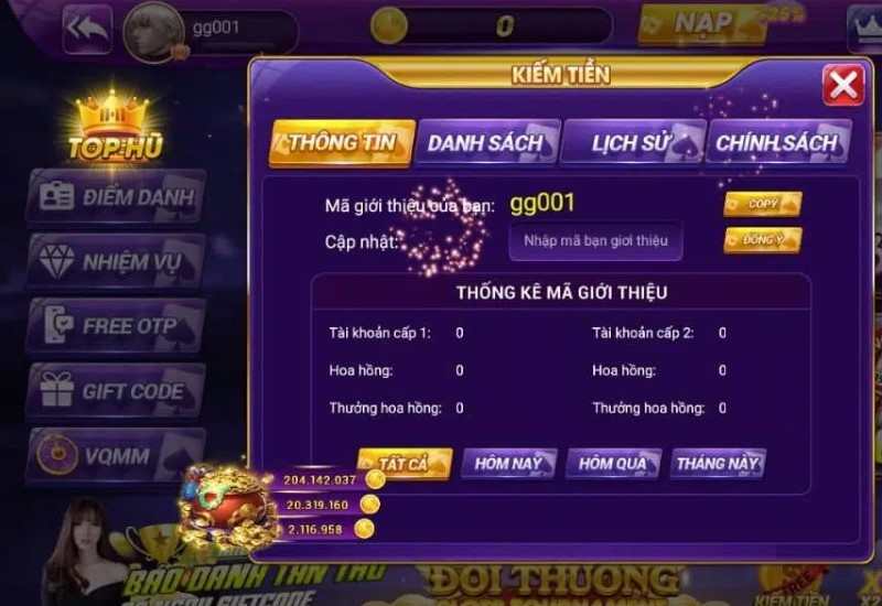 Hướng dẫn nạp tiền vào cổng game Mio99