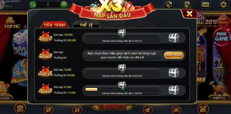 Hướng dẫn các bước để nạp tiền Phê Vin