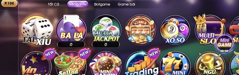 Minigame tại Sam86