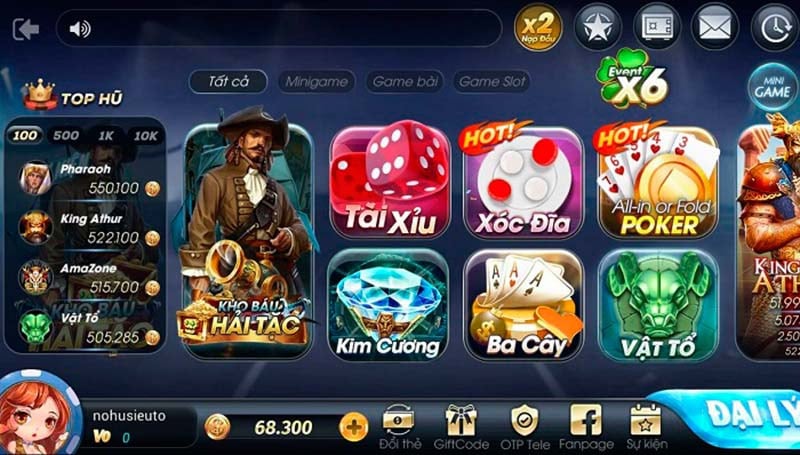 Top các trò chơi thịnh hành tại cổng game Bet888 club