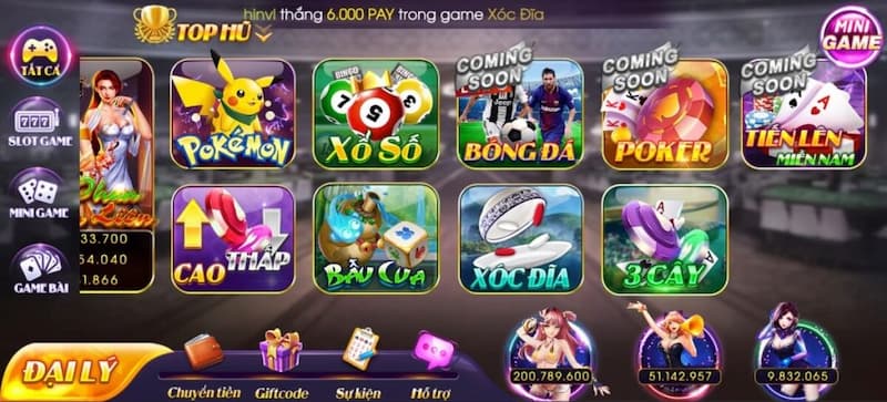 Các loại game hot hiện nay của nổ hũ Vpay88 